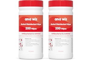 ANA WIZ Alcohol Disinfectant Wipes (200 Sheet Tub x 2)