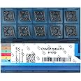 CDBP Cnmg 431 Cnmg120404 Carbide Indexable Inserts - Carbide Turning Tools for Lathe and Milling, Pack of 10