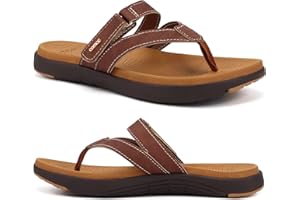 COFACE Tongs Femme Mode Orthopedique Cuir Tissu Confortable Soutien Voûte Plantaire Tongue Legere Yoga Mat été Plage Piscine Flip Flop Douche Antidérapante Caoutchouc Semell