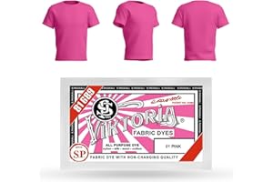 HOPS Viktoria - Colorante per tessuti, 10 g, colore rosa, lavabile in lavatrice, tinta per tessuti, tintura per abbigliamento