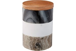 Creative Co-op Pinch Pot, Marble, Gray