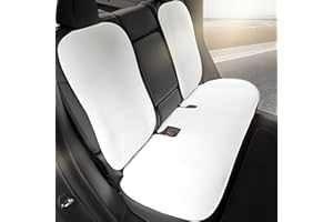 TOPABYTE Rear Car Seat Cover for Tesla Model 3 2017-2023 2024 Highland Four Seasons Universal Protector Pad Mat Interior Decoration Accessories (Without LOGO)