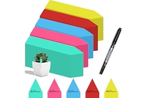 GUCASS Lot de 300 étiquettes pour plantes avec marqueur - Rose, jaune, vert, bleu, rouge - 60 pièces chacune - En plastique de qualité supérieure - Pour étiqueter les plantes - Résistant aux intempéries -