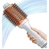 SHEGLAM Blowout Bliss 4-in-1 Hot Air Dryer Brush, Drying, Straightening, Curling and Voluming, Nutrition for Shiny Hair