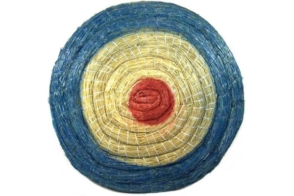 Sekula Archery Cible Ronde en Paille Cible 80 cm x 8 cm Delux