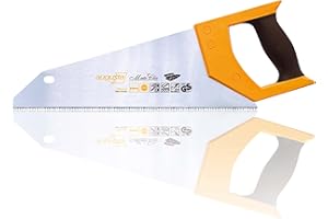 AUGUSTA HECKENROSE Sierra de zorro Augusta-Heckenrose 350 mm (caja de herramientas) - sierra de mano especial con empuñadura blanda de 2 componentes - para trabajar encimeras y tableros de aglomerado