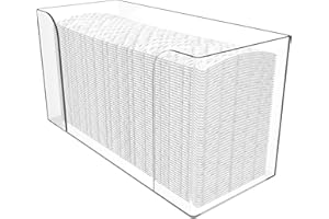 Cq acrylic Papierhandtuchspender, gefalteter Papierhandtuchhalter, transparenter Gästetuch-Serviettenhalter, geeignet für Z-Falz, C-Falz oder mehrfach gefaltete Papierhandtücher, 1 Stück