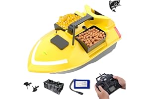 HEVMEVENI Fishing Bait Boat for Carp Fishing – 500M Long Range, GPS Navigation, Auto Return, Wireless Remote Control, 2KG Capacity, Waterproof & Durable