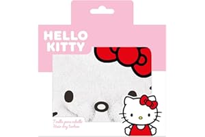 CERDÁ LIFE'S LITTLE MOMENTS | Hello Kitty Hair Towel - Quick Drying & Non Slip | Delicate Care for Women & Girls