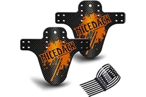 NICEDACK Mud Guard, 2Pcs MTB Bicycle Mudguards for 26" 650B 27.5" 29" MTB Mountain Bike Rear and Front Mudguard Fender