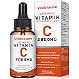 Liquid Liposomal Vitamin C 2000mg Supplement, High dose Ascorbic Acid, Antioxidants, Maximum Absorption, Highly Bioavailable, Soy-Free, Vegan Non-GMO