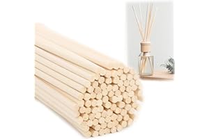 FENGYANG FENGYING bastoncini per diffusore di aromi, Profumatori Ambiente, fragranza di Olio Essenziale per spa camera, casa e ufficio,Natural Color
