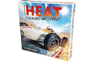Asmodee Heat: Terreno Inestable,Expansión de Juego de Carreras, Juego de Mesa, A Partir de 10 Años, De 1 a 7 Jugadores, 30-60 Minutos por Partida, Español