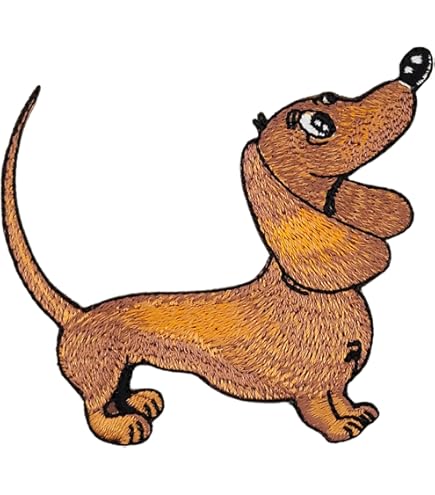 Patch Brodé Tête De Chien – Écusson à Coudre Ou à Fer, Motif Original