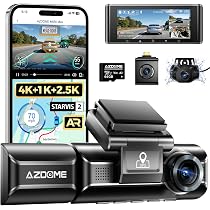 Kit Câblage Dur Azdome GS63Pro Mode Parking Protection Batterie 12-24V Kit Câblage Azdome GS63Pro Hardwire - Alimentation Caméra Voiture 12-24V Vers 5V/2.5A - Mode Parking 24h Câble Type-c 12 Pieds