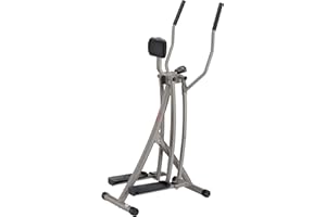 ‎SUNNY HEALTH & FITNESS Sunny Health & Fitness Air Walk Crosstrainer für Zuhause, Gelenkschonender Klappbarer Elliptical mit 76 cm Schrittlänge für das Heimtraining, Ultraleiser und Glatter, 100 KG Max User Gewicht