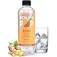 POLKA POP - Ginger Flavoured Sparkling (Fizzy) Water | Pack of 4 (300ml Each) | 100% Natural Flavour | Zero Sugar & Zero Calories | No Aspartame or Stevia | No Preservatives