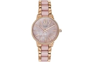 Sonata Poze Quartz Analog Mother of Pearl Dial Metal & Plastic Strap Watch for Women - SP80051KD01W