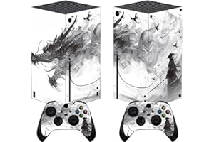 playvital Adesivo Skin per Xbox Series X Console&Controller,Sticker Decal Cover Vinile per Xbox Series X-Drago Mistborn
