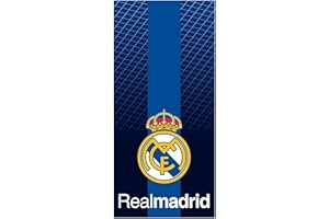 SAOTI Toalla Ducha Madrid – Secado Rápido para Playa, SPA, Gym– Ideal para Fans del Fútbol, Toalla Microfibra