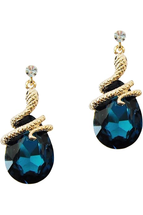 Gold Earring Blue Stud Earrings Amazon Blue Stud Earrings Amazon