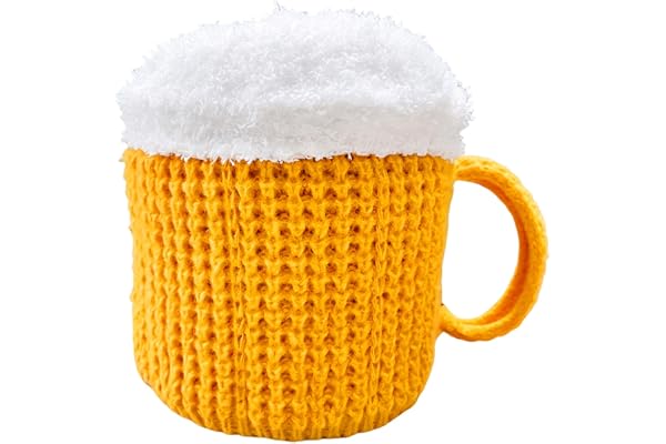 Öltema stickad vintermössa, ölkopp stickad mössa, varm vintermütze rolig stickad mössa, broderad för pojkar, flickor, män, kvinnor, rolig present