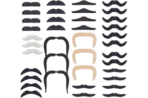 ‎TK GRUPPE TIMO KLINGLER TK Gruppe Timo Klingler Selbstklebend Bärte mit div. Schnurrbart Schnurbert Bart Fake Moustache Schnauzer zum Ankleben zu Fasching & Karneval