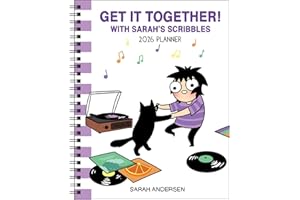 Sarah's Scribbles 12-Month 2026 Monthly/Weekly Planner Calendar: Get It Together!