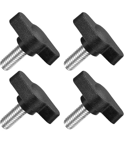 2X Flügelschrauben Mit Gewindebolzen M4 M5 M6 Kuns Produktbild-Vorschau 4
