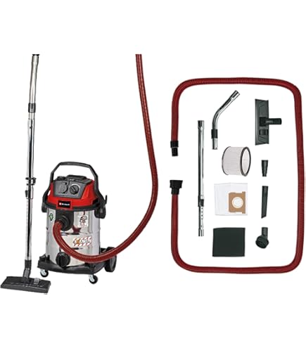 Sacchetti Filtro Carta Einhell 12 Litri - Confezione Da 5 Pezzi Per Aspirapolvere Bagnato/Asciutto