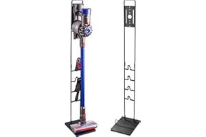 RICOO Uchwyt do odkurzacza SH502, wolnostojący stojak do Dyson V6, V7, V8, V10, V11, organizator szczotek i węży