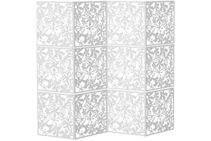 ACROSSPART 12tlg Raumteiler, Paravent Raumteiler Innen, Raumtrenner für Raumtrennwände, Trennwand Sichtschutz Vorhang 40x40cm