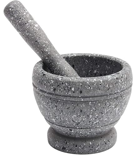 Mortier et pilon en chêne et marbre blanc Craft blanc - Normann Copenhagen