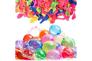 Tigvio 1000 Stück Wasserbomben, Wasserballons Set, Bunt Wasserbomben Wiederverwendbar, Wasserbomben Luftballons, Mini Luftballons für Kinder Wasserspiele Sommer Draussen Party Sommergeschenk