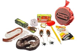 LIUYIDM 14 Pièces Jeux Farces et Attrapes, Joke Box Pack de Farces et Coffret Jouets de Blague Jouets de Farces Extrêmes Réalistes Ensemble de pour Les Enfant, Les Amis et la Famille