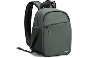 K&F CONCEPT Mochila Cámara Fotos Profesional, Mochila Fotográfica Ligera 5L Resistente al Agua para Uso Diario y Viajes, Compatible con Sony/Canon/Nikon, Compacto con Compartimento para iPad