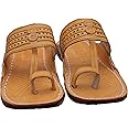 Comfertkart Fabulous Famous Kolhapuri Chappal Sandal Slipper with Grippers for Men Stylish Original Leather Ethinic Wedding Footwear