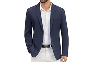 COOFANDY Herren Sakko Casual Leichte Sport Anzugjacke Blazer 2 Knöpfe Regular Fit Hochzeit Sakkos