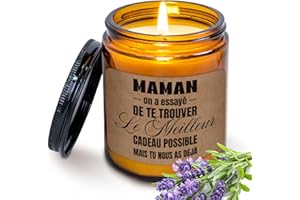 BUIOATA Cadeau pour Maman, Cadeau Fete des Meres, Cadeau Maman, Cadeau Anniversaire Maman, Bougies Parfumées à La Lavande, Cadeau Maman Anniversaire, Cadeaux Fete des Mere