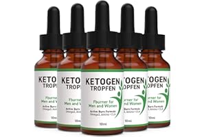‎GOOD LIVING PRODUCTS Ketogen Tropfen - V2022 | Keto Tropfen Hochdosiert | 10 ml Inhalt pro Flasche (12x)