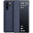 KOUYI Cover Per Huawei P30 Lite, Custodia Portafoglio,Cover Libro,Pelle Flip/Folio Case Con [Funzione Di Supporto] [3-Scheda Slot] [Magnetica] Antiurto (Blu - Foto 5