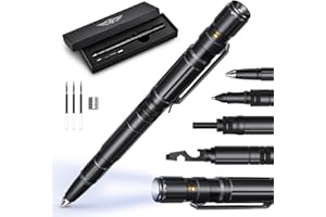 BIIB Idee Regalo Uomo, Penna Con Torcia Elettrica, Regali per Lui, Regali Natale Uomo, Uomo Compleanno, Regali per Papà/Nonno, Idee Regalo Amici, Festa Del Papà Idee Regalo San Valentino per Lui