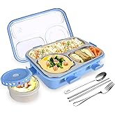 TEC TAVAKKAL Lunch Box 3 Compartment Leak-Proof BPA Free Stainless Steel, Lunch Box for Kids, Lunch Box for School & Office w