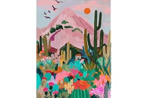 LWZAYS Paint by Numbers for Adults, DIY Painting by Number Kit for Beginners, Mountain Landscape on Canvas, Acrylic Pigment Drawing Paintwork 30x40 cm