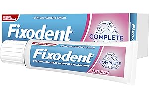 Fixodent Complete Original Denture Adhesive Cream, 47 g - Pack of 6