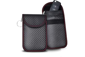 AVIDA ZEN Etui Anti RFID Clé de Voiture - Lot de 2 - Etui Anti Ondes Clé et Carte Voiture