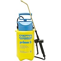 GLORIA Drucksprüher prima 3 | Gartenspritze | 3 L Füllinhalt | Verstellbare Messingdüse | Kompakt für den kleinen Garten