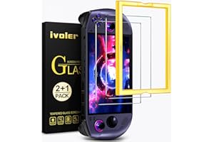 ivoler 2-częściowa osłona ekranu kompatybilna z Lenovo Go S z narzędziem do wyrównywania ramy, szkło hartowane premium, twardość 9H, bez pęcherzyków powietrza, odporne na zarysowania