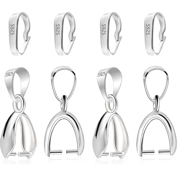 My-Bead Lot De 3 Connecteurs Carriers 4 Mm En Argent 925 – Pendentifs Pour Bracelets Cuir 3-4 Mm, Qualité Bijoutier Européenne