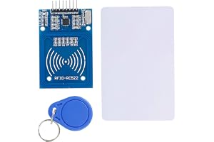 SunFounder (Upgraded) (Upgraded) RFID Kit Mifare RC522 RFID Reader Module with S50 White Card and Key Ring for Arduino Raspberry Pi